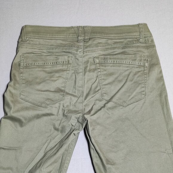 Democracy jeans women's size 8 olive green colour stretchy skinny fit - Picture 4 of 13